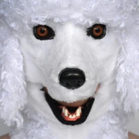 HomCom Poodle Dog Costume Mouth Mover Mask(m-8)