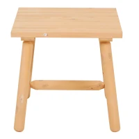 Outsunny Rustic Cabin Style Wooden Square Outdoor Patio End Table(m-5)