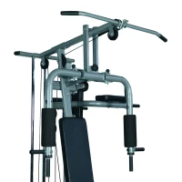 Soozier Versatile Steel Full Body Home Gym Exercise Equipment Machine with 100lb Weight Stack(m-5)