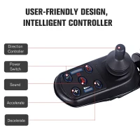HomCom Lightweight Portable Folding Collapsible Electric Mobility Wheelchair(m-9)