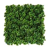 Outsunny 20"x 20" 12 Piece Artificial Boxwood Hedge Mat Panels Outdoor Patio - Clover(m-6)