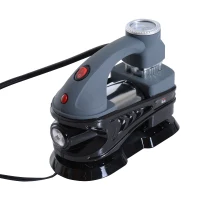 HomCom 12V 100PSI 140W Mini Portable Air Inflator - Black(m-1)