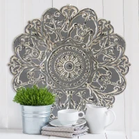 Stratton Grey Medallion Wall Decor(m-2)