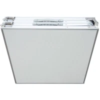 Outsunny 95" Quad-Fold Aluminum Camping Table w/ Carrying Handle(m-4)