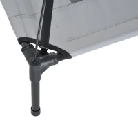 PawHut Elevated Dog Bed with Foldable Canopy, Portable Pet Cot Tent Shelter for Outdoor Use(m-5)