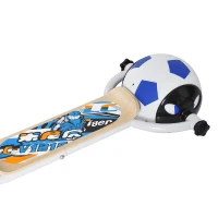 Qaba Balance Scooter for Kids with Soccer Ball Tires - Blue and Black(m-13)
