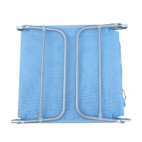 Outsunny Lightweight Outdoor Patio Folding Chaise Lounge Chair - Blue(m-8)