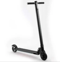 24V Lithium Lon Electric Scooter Portable Folding Kick Scooter Black(m-1)