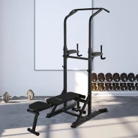Soozier Pullup Assisted Machine Exercise Weight Power Tower with Multiple Adjustable Positions for Strengthening Many Muscles(m-2)