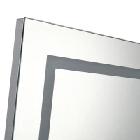 kleankin 32"x 24'' LED Bathroom Vanity Mirrors Wall Mounted Anti-Fog Function and Dimmable Touch Switch, Makeup Mirror with Lights(m-15)