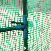 Outsunny 5' x 5' x 6' 2-Tier Shelf Greenhouse for Outdoor Garden Plant & Plant Use with PE Cover & Steel Frame(m-10)