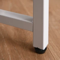 HOMCOM Retro Industrial Computer Workstation Office Desk with Storage Shelf, Multi-function for Home Office, Oak(m-14)