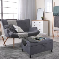 HOMCOM 2-In-1 Design Convertible Single Sofa Bed with Side Pocket and Metal Frame Couch for Living Room, Grey(m-10)