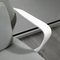 Vinsetto Ergonomic Home Office Mesh Desk Chairs, Computer Task Chair with Massage Lumbar Cushion, Adjustable Seat & Headrest,  Rocking Function, Grey(m-15)