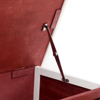 PawHut 54" 2-Story Weatherproof Stackable Elevated Wooden Rabbit Hutch with Enclosed Run and Pull-Out Trays(m-10)