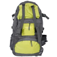 Free Knight 50L FK0218 Outdoor Waterproof Nylon Hiking Camping Backpack Green Yellow(m-1)