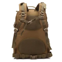 3P 45L Outdoor Marching Knapsack Tactical Backpack Khaki(m-4)
