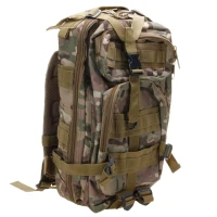 30L Outdoor Camping Military Tactical Backpack ACU Shoulder Bag 3P Rucksack Travel Backpack(m-2)