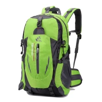 35L Outdoor Sports Travel Water Repellent Nylon Backpack Apple Green(m-1)