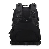 3P 45L Outdoor Marching Knapsack Tactical Backpack Black(m-3)