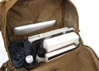 3P 45L Outdoor Marching Knapsack Tactical Backpack Khaki(m-7)