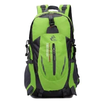35L Outdoor Sports Travel Water Repellent Nylon Backpack Apple Green(m-2)