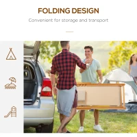 Outsunny Patio Lounge Chair, Reclining Lounger, Folding Beach Chair with Adjustable Backrest for Deck, Beach and Poolside, Beige(m-6)