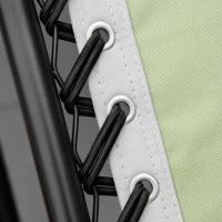 Outsunny Padded Zero Gravity Lounge Chair, Anti-Gravity Recliner Lounger Lawn Chair w/ Headrest, Side Tray, Outdoor Oxford Fabric, Supports 264 LBS, Green(m-9)