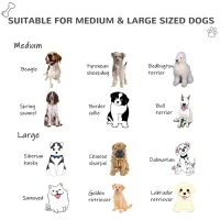 PawHut 2-Story Wooden Outdoor Dog House Shelter w/ Stairs & Balcony Medium, Large Dogs(m-7)