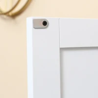 HOMCOM Accent Floor Storage Cabinet Kitchen Pantry with Adjustable Shelves and 2 Lower Doors, White(m-13)