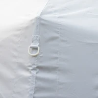 Outsunny 9.75x9.75ft Pop Up Canopy Tent Instant Sun Shelter Outdoor Event Party Tent Slant Legs White(m-6)