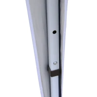 Outsunny 9.75x9.75ft Pop Up Canopy Tent Instant Sun Shelter Outdoor Event Party Tent Slant Legs Blue(m-6)