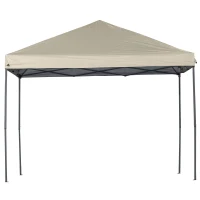 Outsunny 10' x 10' Pop-Up Canopy Party Tent Gazebo - UV Protected w/ Mesh Wall(m-9)