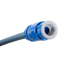 Outsunny Retractable Hose Reel 5/8" x 66ft w/ 8 Pattern Nozzle, Any Length Lock, Auto Rewind Slow Return System and 180° Swivel Wall Mounted Bracket(m-9)