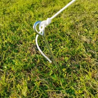 Outsunny Pop Up Gazebo Tent Height Adjustable Canopy w/ Solar LED Light and Mesh Netting, Grey(m-12)