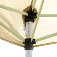 Outsunny 10'x20' Pop Up Party Tent Gazebo Wedding Canopy with 6 Removable Mesh Sidewalls(m-9)