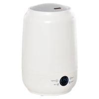 HOMCOM 5L Cool Mist Humidifier, Ultrasonic Quiet Air Humidifiers with Waterless Auto-Off, Sleep Mode, 3 Adjustable Mist Mode and Humidity for Home, Office, Bedroom, Large Room(m-11)