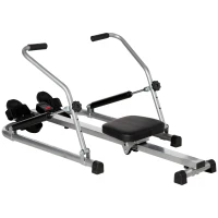 Soozier Rowing Machine with 3 Level Adjustable Resistances, Foldable Rower with Digital Monitor, Home, Office, Gym(m-2)