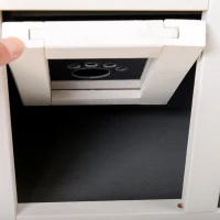 PawHut Outdoor Cat House 2-Floor Wooden Feral Cat Shelter with Universal Wheels, Escape Door and Openable Asphalt Roof, Gray(m-10)