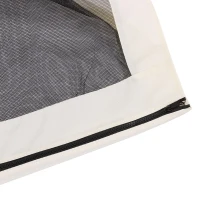 Outsunny Universal Replacement Mesh Sidewall Netting for 9.84' x 13.1' Gazebos and Canopy Tents with Zippers, (Sidewall Only) White(m-9)