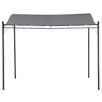 Outsunny 10' x 10' Steel Pergola Gazebo, Outdoor Patio Canopy with Sturdy Frame, Garden Backyard Shelter(m-7)