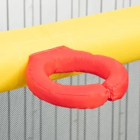 Outsunny 3-in-1 Kids Inflatable Bounce House Christmas Jumping Castle with Christmas Tree Pattern, Includes Trampoline, Pool, Slide, Carry Bag, Repair Patches and Air Blower(m-12)