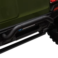 Aosom Kids Ride On Car Off Road Toy Truck SUV, 12V Electric Battery Powered with Remote Control, MP3 function, Adjustable Speed, and Four Wheel Spring Suspension, Green(m-14)