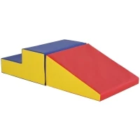 Soozier 2-Piece Climb & Crawl Activity Play Foam Building Blocks for Toddlers with a Soft High-Density Foam Material(m-1)