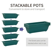 Outsunny 4Ft Vertical Raised Garden Bed with 5 Tier, Planter Box with Drainage Holes, Perfect to Grow Flowers Vegetables Herbs, for Patio Balcony Greenhouse Outdoor/Indoor(m-6)
