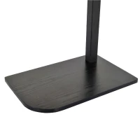 HOMCOM 61 Inch Modern Reversible L-Shaped Home Office Desk Computer Laptop Table Gaming Desk Corner Workstation with CPU Stand, Space Saving, Black(m-9)