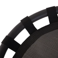 HOMCOM Hanging Tree Swing, Flying Platform Attaches to Tree or Existing Swing Set for Backyard and Heavy Duty, Black(m-11)