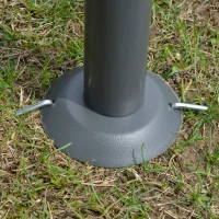 Outsunny 10' x 13' Outdoor Patio Gazebo Canopy Shelter with 6 Removable Sidewalls, & Steel Frame for Garden, Lawn, Backyard and Deck, Grey(m-7)