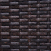 Outsunny 9 Piece Patio Furniture Sets, Wicker Sectional Sofa Sets Outdoor Rattan Conversation Sets with Tempered Glass Tabletop Tea Table and Two Loungers for Garden, Balcony, Backyard, Dark Coffee(m-8)