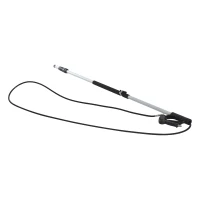 Outsunny Pressure Washer Extension Wand, 18ft High Power Telescoping Pressure Washer Wand with 3/8 Inch Quick Connection, 2 Spray Nozzle Tips, 2 Wand Pivoting Couplers, Support Belt, 4000 PSI(m-11)